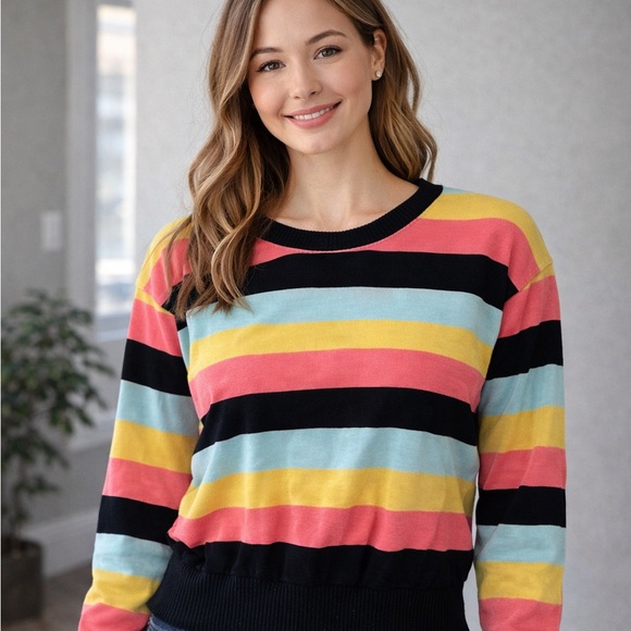 Colorful Striped Sweater - Picture 1 of 2